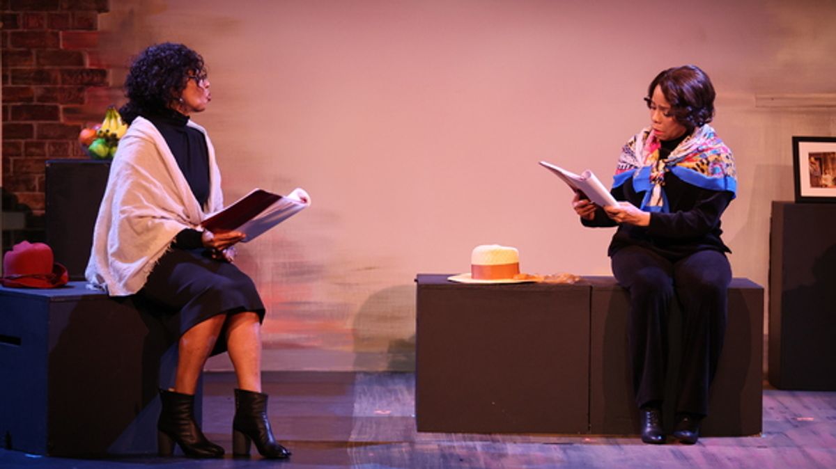 Pauletta Washington and Denise Burse at 