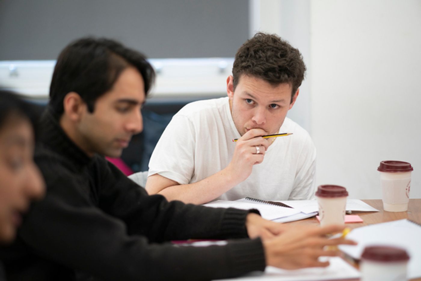 Photos: See Sean Delaney, Shubham Saraf & More in Rehearsals for BRILLIANT JERKS at Southwark Playhouse  Image