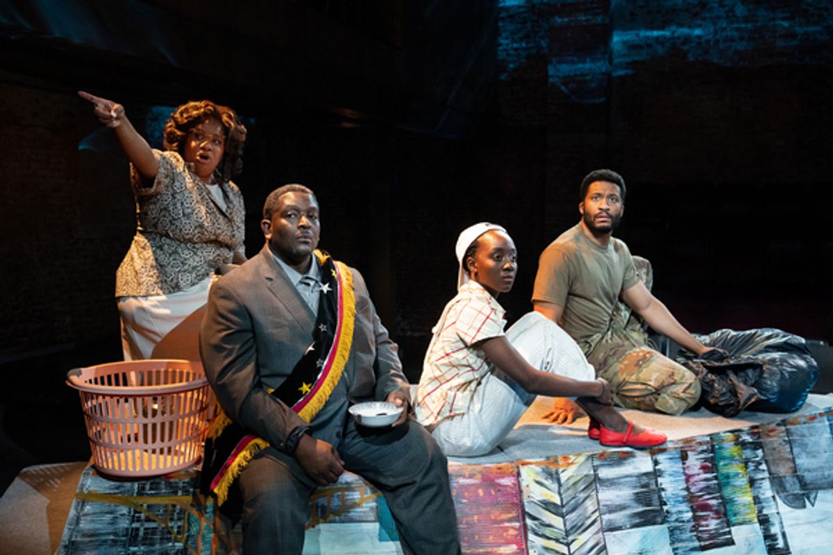 Adrienne C. Moore, Lance Coadie Williams, Tẹmídayọ Amay, and Sean Boyce Johnson at 