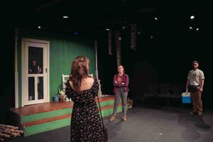 From left to right: Sarah Wisterman as Panda, Julia Rowley as Willa, Karylin Veres as Jules, Ian Maryfield as Pete. Faith Kelsey Photography. @ BroadwayWorld From left to right: Sarah Wisterman as Panda, Julia Rowley as Willa, Karylin Veres as Photo