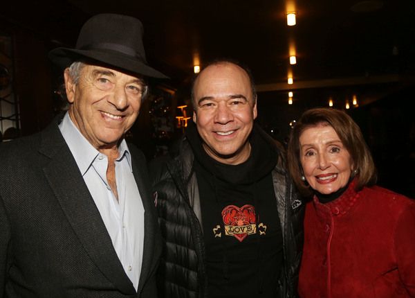 Paul Pelosi, Danny Burstein, Nancy Pelosi Photo