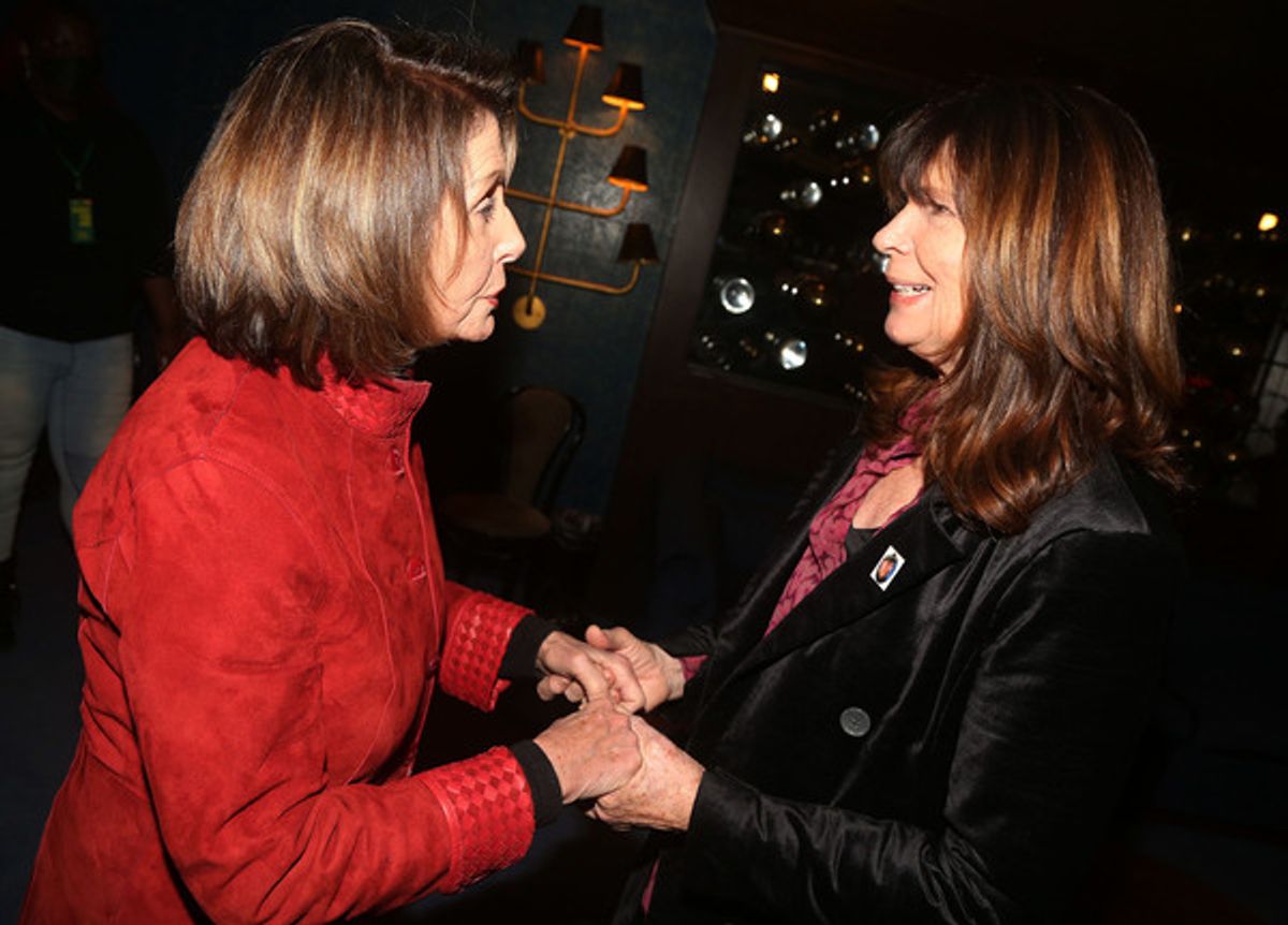 Nancy Pelosi, Kelly Sultan at 