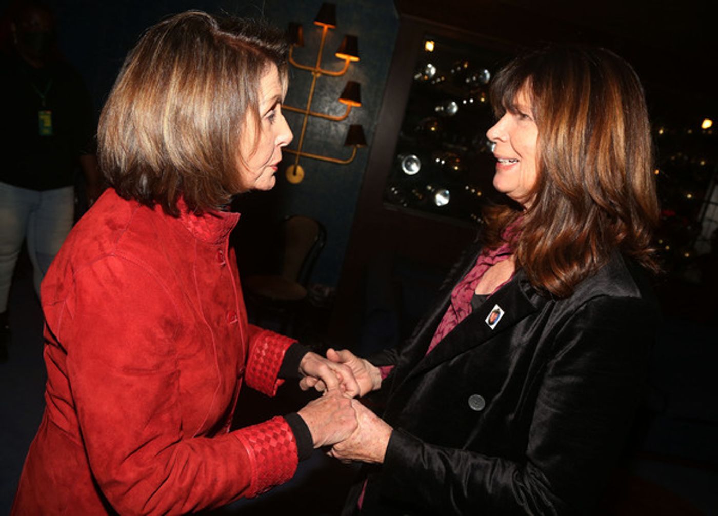 Photos: Congresswoman Nancy Pelosi Stops By PICTURES FROM HOME On Broadway  Image
