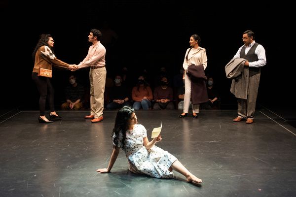 Nilanjana Bose, Sanjit De Silva, Mahima Saigal, 
Gulshan Mia and Bhavesh Patel (Charu Photo
