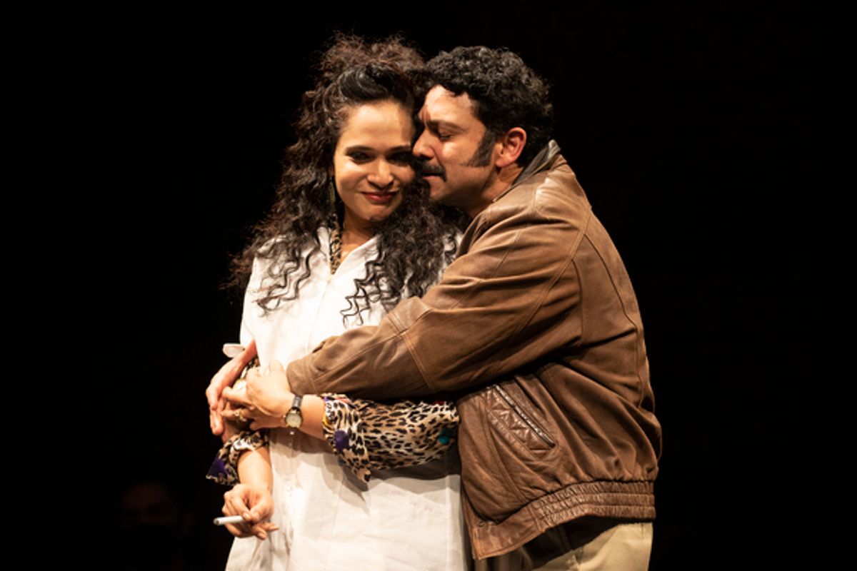 Nilanjana Bose and Sanjit De Silva at 