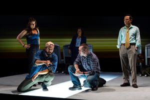 Mia Barron, Rhys Coiro, Michelle Wilson, Will Harrison and Jon Norman Schneider Photo