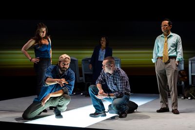 Mia Barron, Rhys Coiro, Michelle Wilson, Will Harrison and Jon Norman Schneider Photo