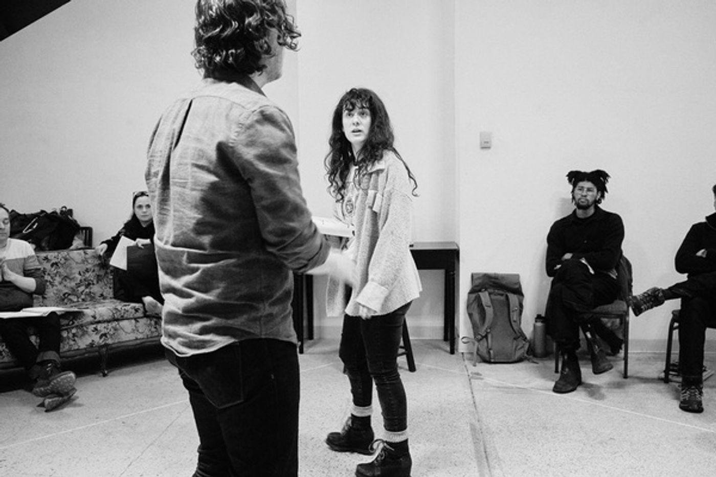 Photos: Get A First Look Inside THE BABY MONITOR Rehearsals At Santa Fe Playhouse Photos: Get A First Look Inside THE BABY MONITOR Rehearsals At Santa Fe Playhouse Image