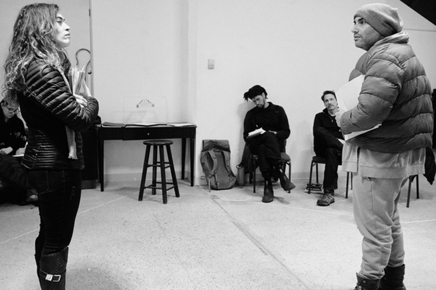 Photos: Get A First Look Inside THE BABY MONITOR Rehearsals At Santa Fe Playhouse Photos: Get A First Look Inside THE BABY MONITOR Rehearsals At Santa Fe Playhouse Image