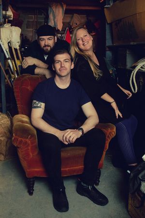 Crew Photo: David Zayas Jr. (Asst, Director) Ella Jane New (Director), and Matt McLac Photo