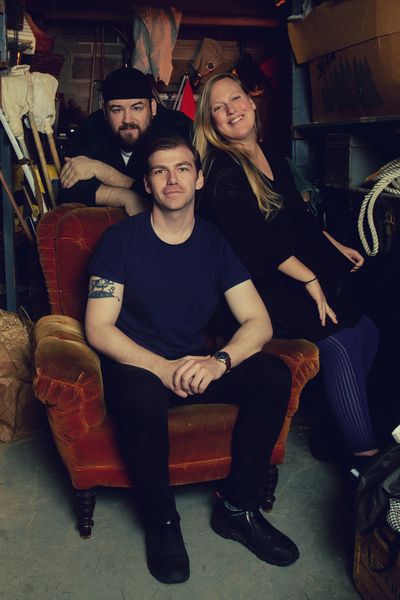 Crew Photo: David Zayas Jr. (Asst, Director) Ella Jane New (Director), and Matt McLac Photo