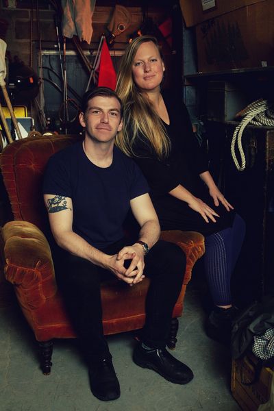 Matt McLachlan (Playwright) Ella Jane New (Director) Photo by David Zayas Jr. Photo