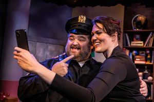 Jorge Garcia and Rachael Meyers  Photo by Jeff Lorch  Photo