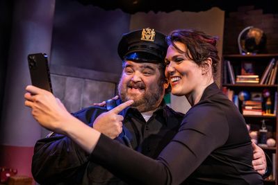 Jorge Garcia and Rachael Meyers  Photo by Jeff Lorch  Photo