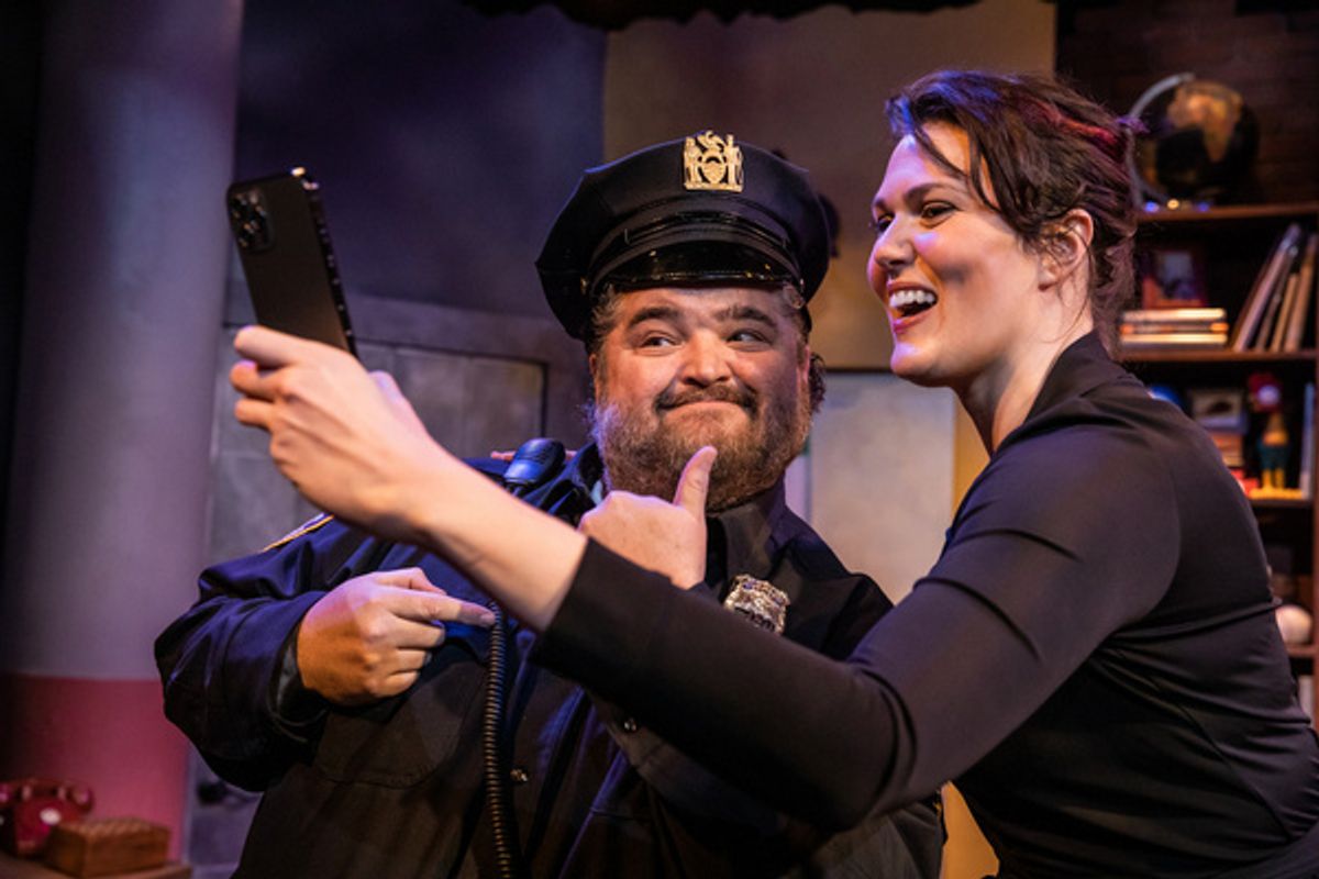 Jorge Garcia and Rachael Meyers  Photo by Jeff Lorch  at 