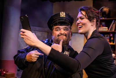 Jorge Garcia and Rachael Meyers  Photo by Jeff Lorch  Photo