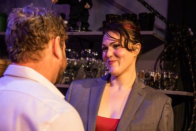 Bryan McKinley and Rachael Meyers  Photo by Jeff Lorch  Photo