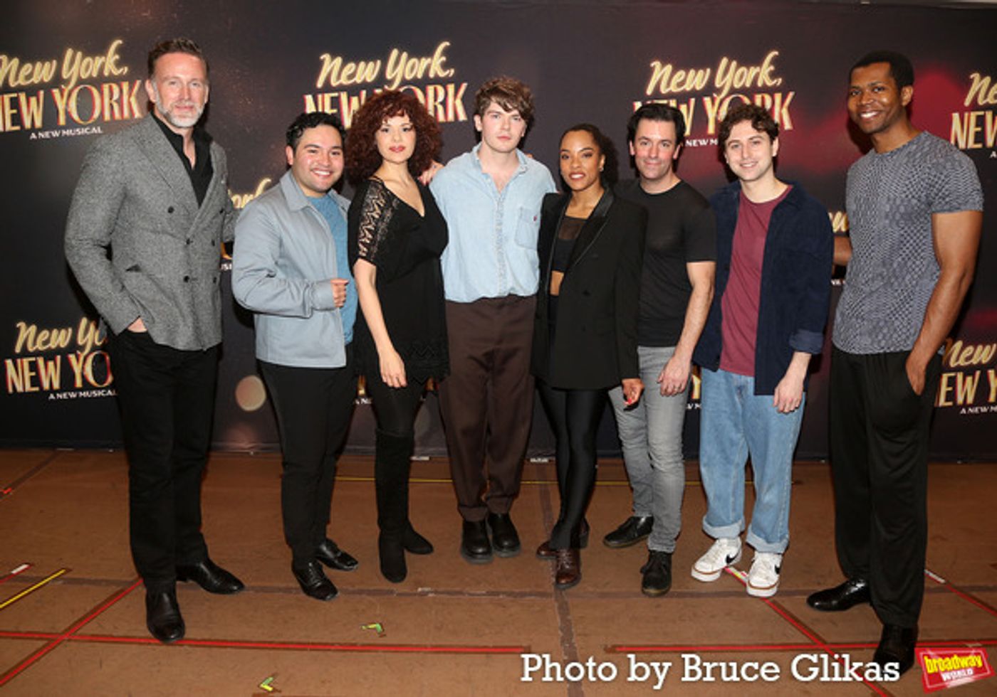 Photos: The Cast of NEW YORK, NEW YORK Meets the Press  Image