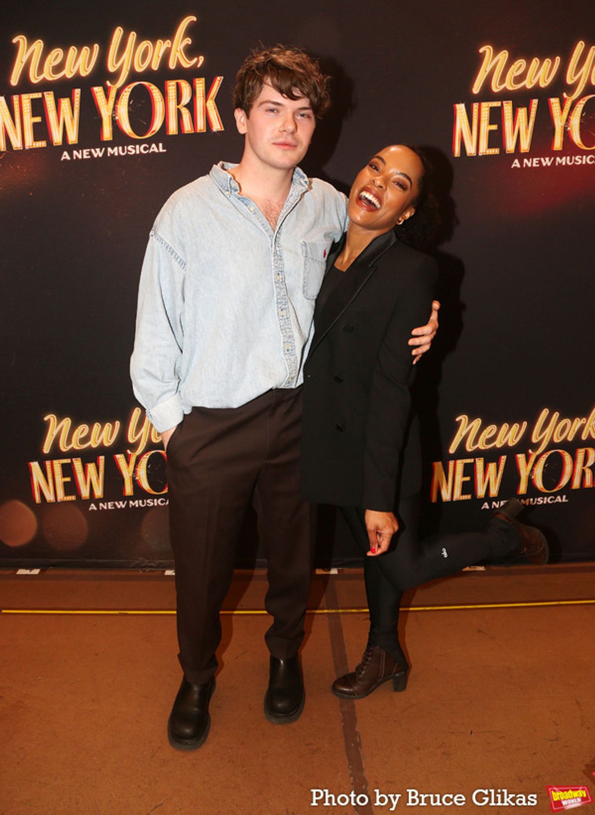 Colton Ryan and Anna Uzele  at 