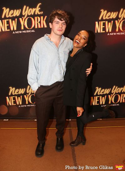 Colton Ryan and Anna Uzele  Photo