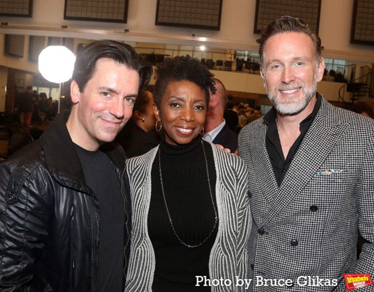 Clyde Alves, Co-Writer Sharon Washington and Ben Davis at 