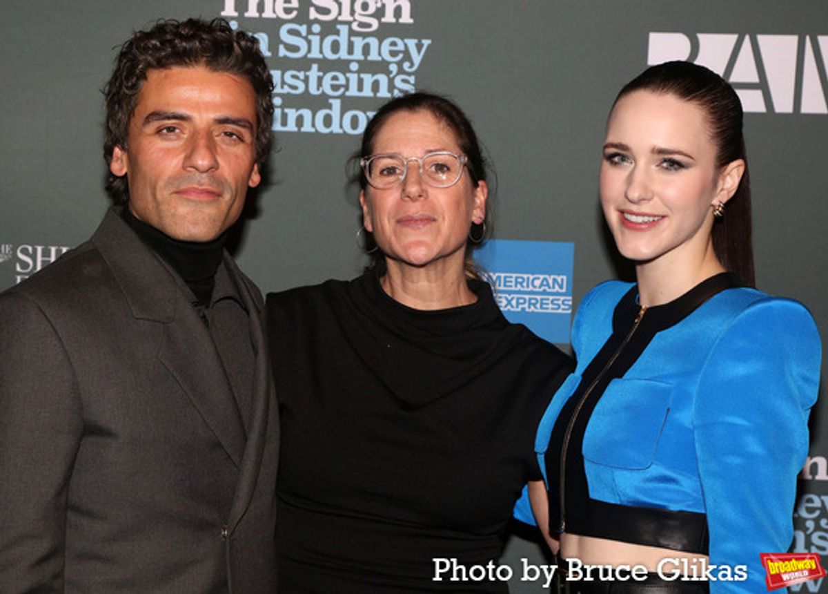 Oscar Isaac, Director Anne Kaufman and Rachel Brosnahan  at 