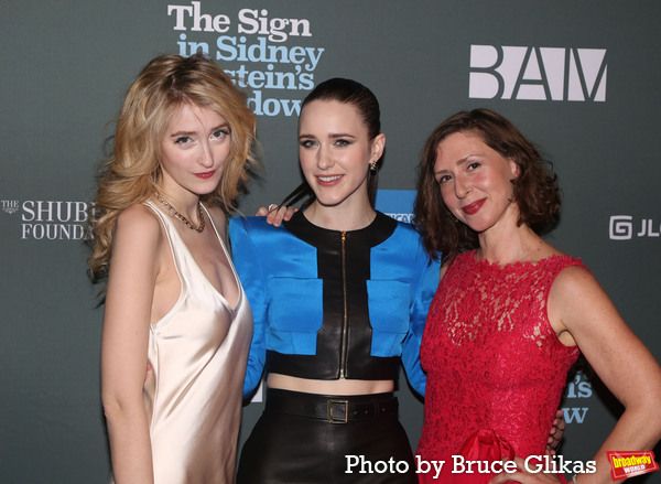 Gus Birney, Rachel Brosnahan and Miriam Silverman Photo