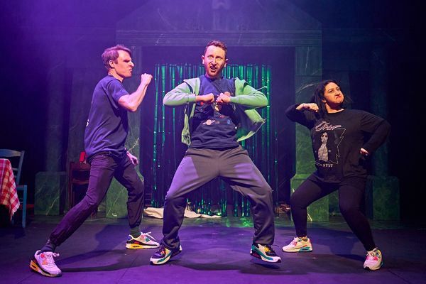 Dave Hearn, Michael Dylan, Amy Revelle  Photo