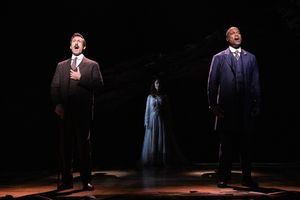Aaron Lazar, Sierra Boggess and Derrick Davis Photo