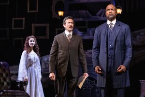 Sierra Boggess, Aaron Lazar and Derrick Davis  Photo