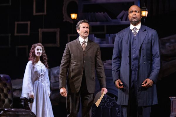 Sierra Boggess, Aaron Lazar and Derrick Davis  Photo