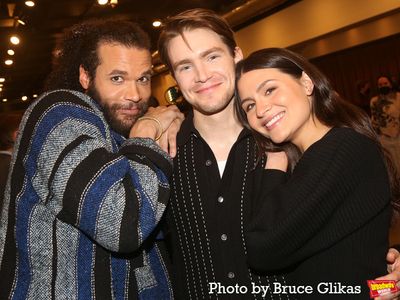 Jordan Donica, Andrew Burnap and Phillipa Soo Photo