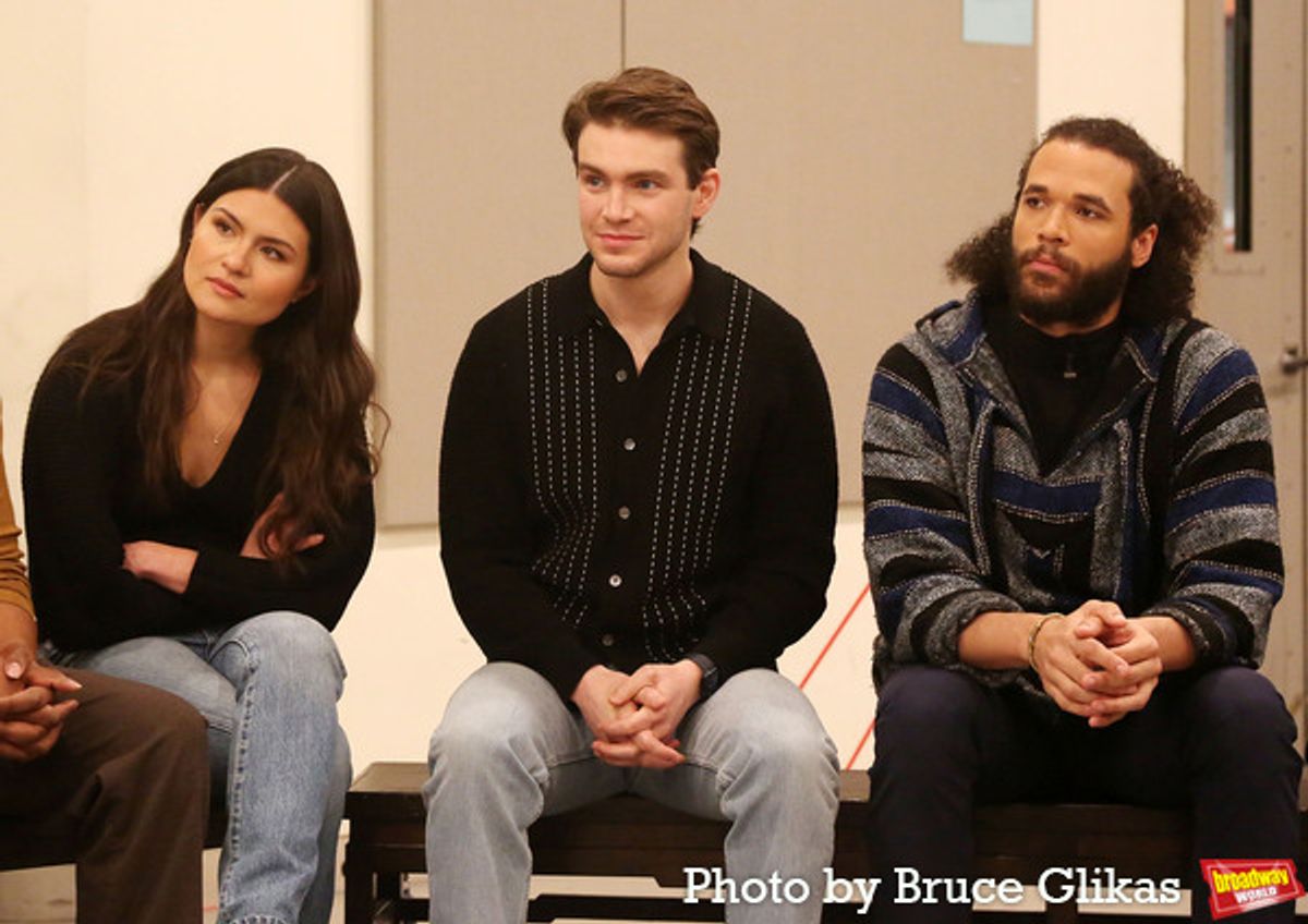 Phillipa Soo, Andrew Burnap and Jordan Donica at 