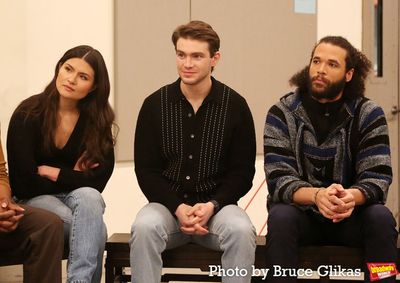 Phillipa Soo, Andrew Burnap and Jordan Donica Photo