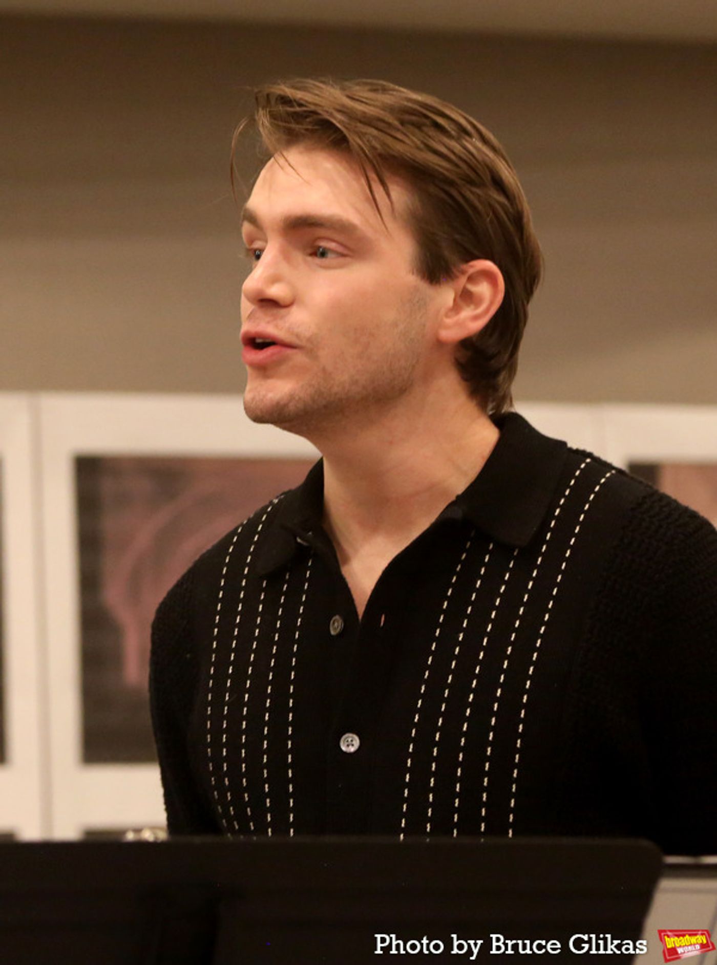 Photos: In Rehearsal with Andrew Burnap, Phillipa Soo, Jordan Donica, and the Cast of CAMELOT!  Image