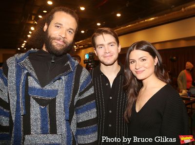 Jordan Donica, Andrew Burnap and Phillipa Soo  Photo