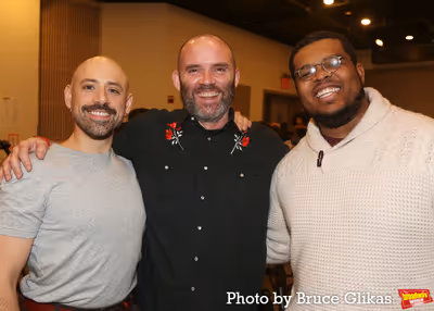Matthew Michael Lopez, Danny Wolohan and Fergie Philippe Photo