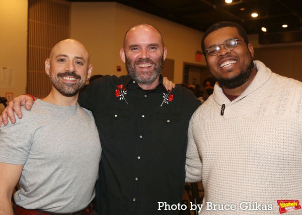 Matthew Michael Lopez, Danny Wolohan and Fergie Philippe Photo