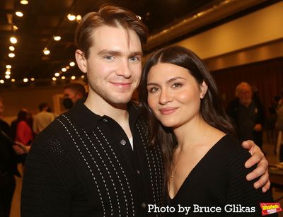 Andrew Burnap and Phillipa Soo  Photo