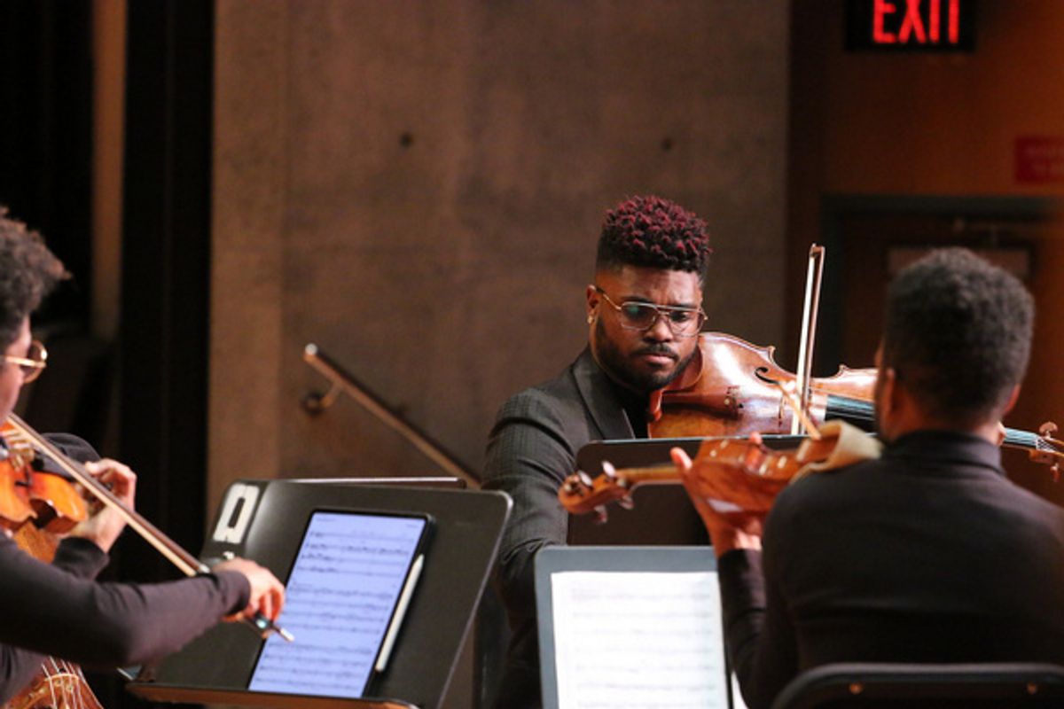 Justus Ross (violin), Edward W. Hardy (viola) & Dr. Amyr Joyner (violin): Griot String Quartet at 
