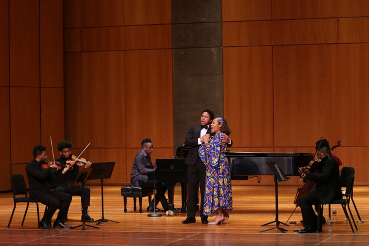 Dr. Amyr Joyner (violin), Justus Ross (violin), Damien Sneed (piano), Justin Austin (baritone), Janinah Burnett (soprano), Boubacar Diallo (cello) & Edward W. Hardy (viola): Griot String Quartet at 