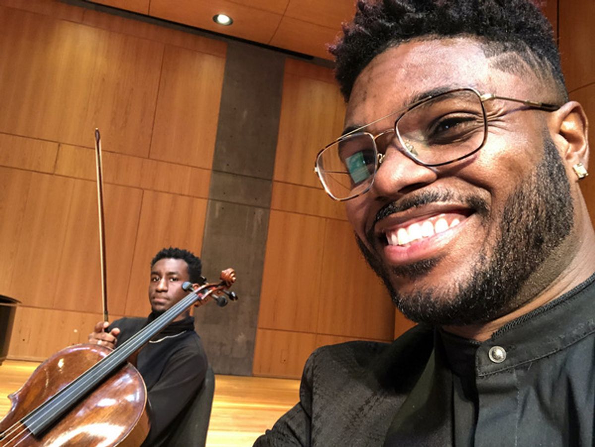 Boubacar Diallo (cello) & Edward W. Hardy (viola) at 