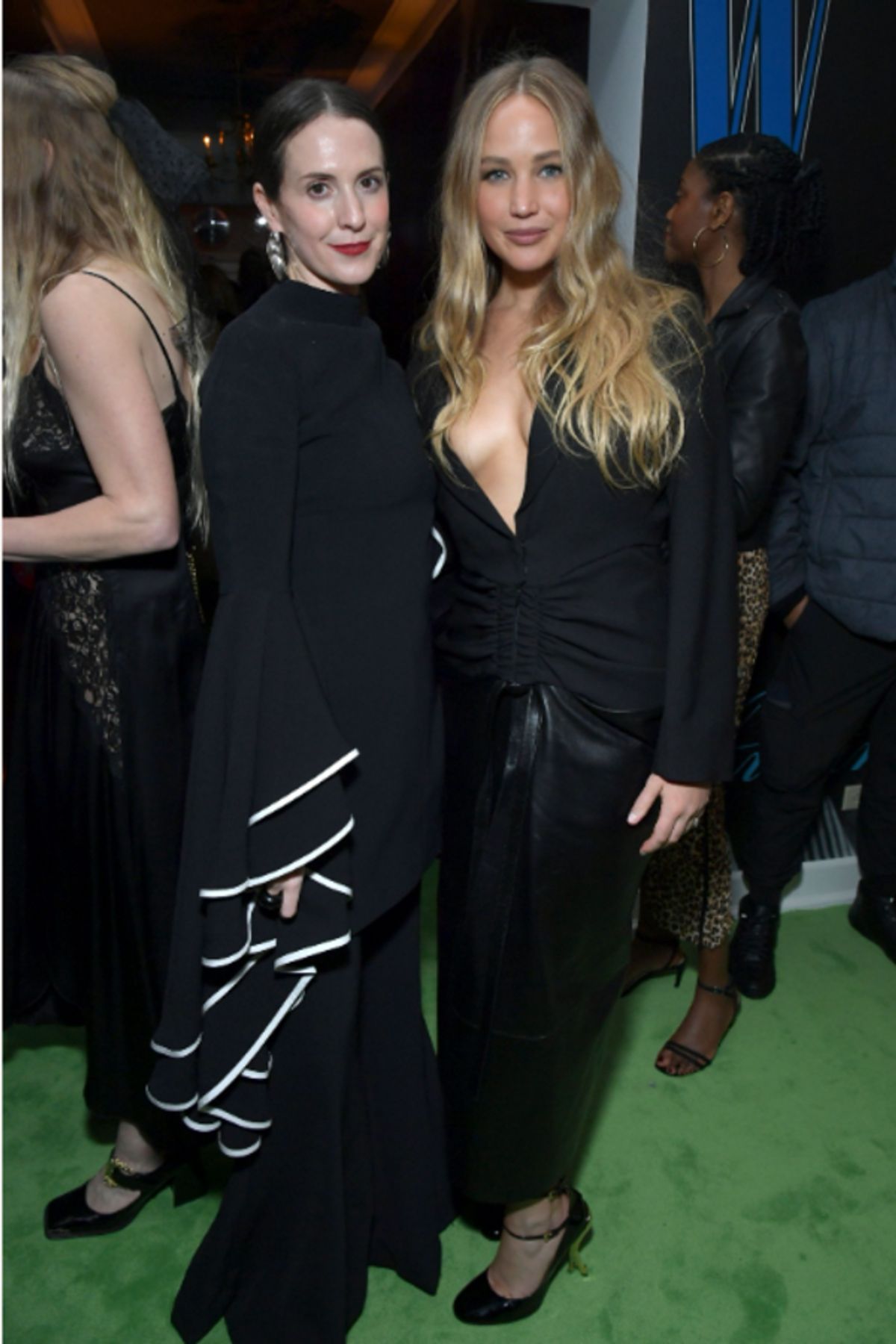 Sara Moonves, Jennifer Lawrence at 