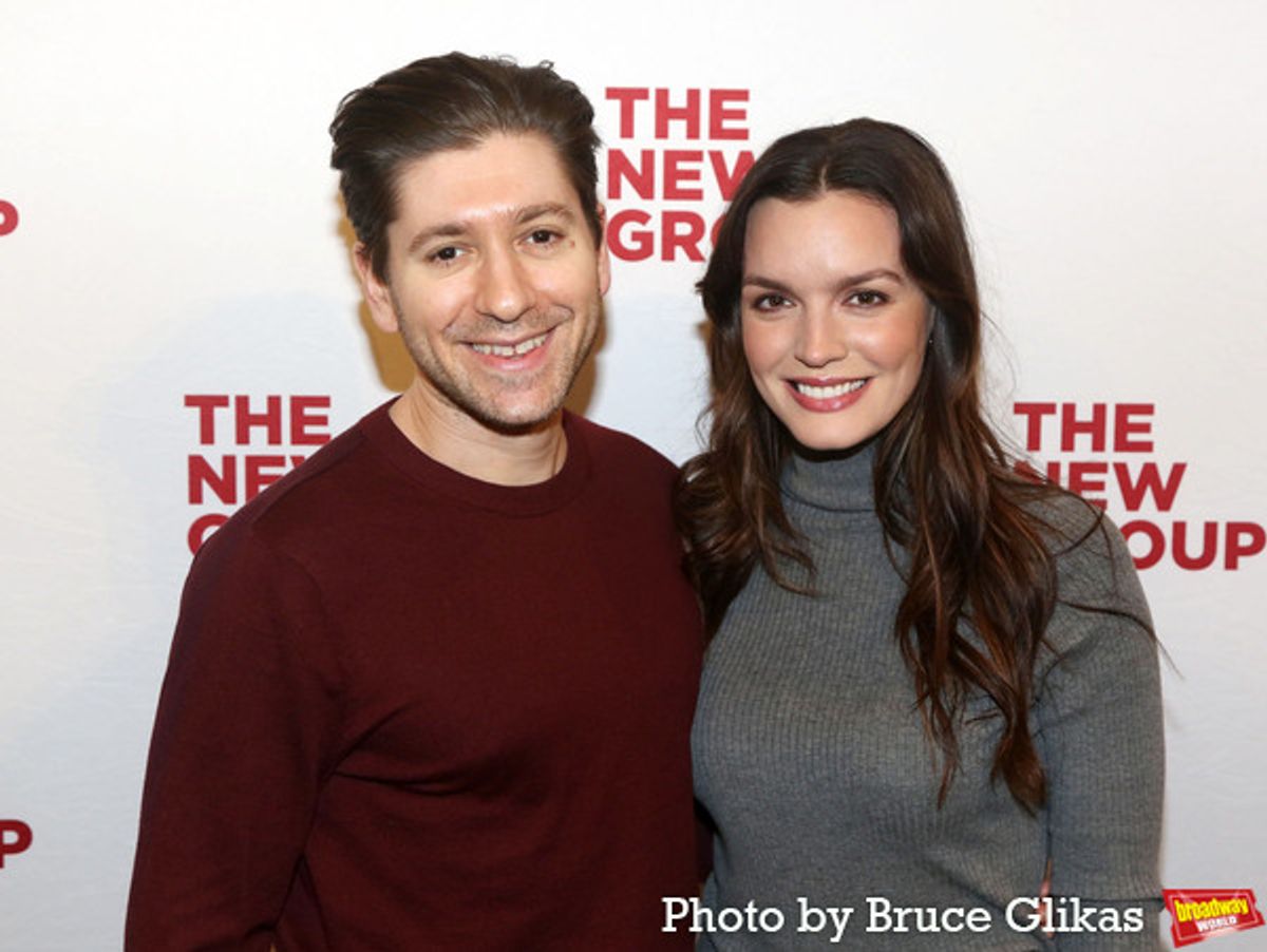 Michael Zegen and Jennifer Damiano  at 