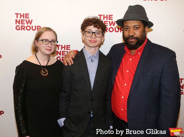Roxanne Heinz-Bradshaw, Drake Bradshaw and Playwright Thomas Bradshaw Photo