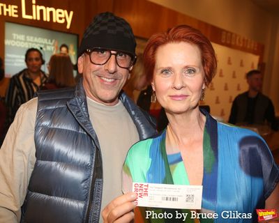 Director Scott Elliott and Cynthia Nixon  Photo