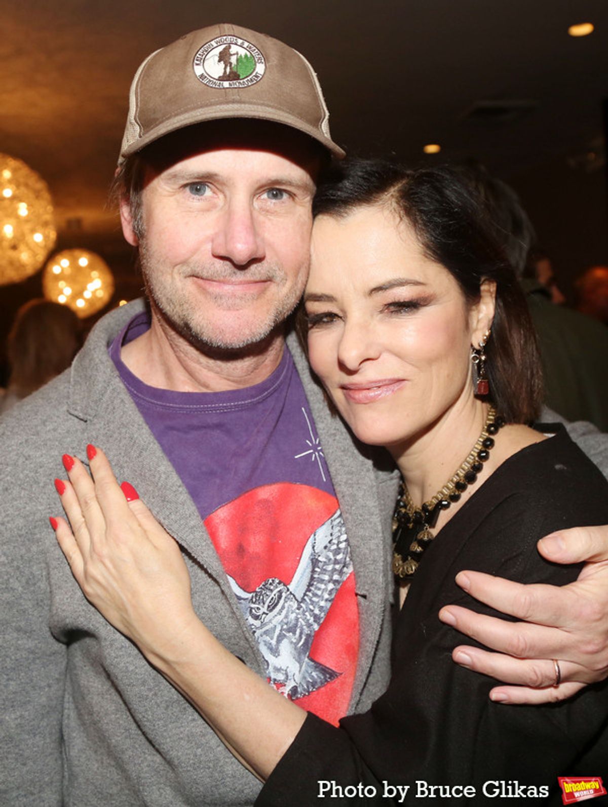 Josh Hamilton and Parker Posey at 