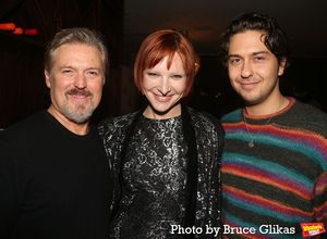 Bill Sage, Hari Nef and Nat Wolff @ BroadwayWorld Bill Sage, Hari Nef and Nat Wolff Photo