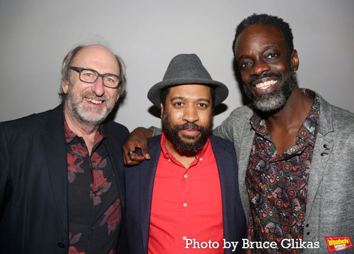David Cale, Playwright Thomas Bradshaw and Ato Essandoh at 