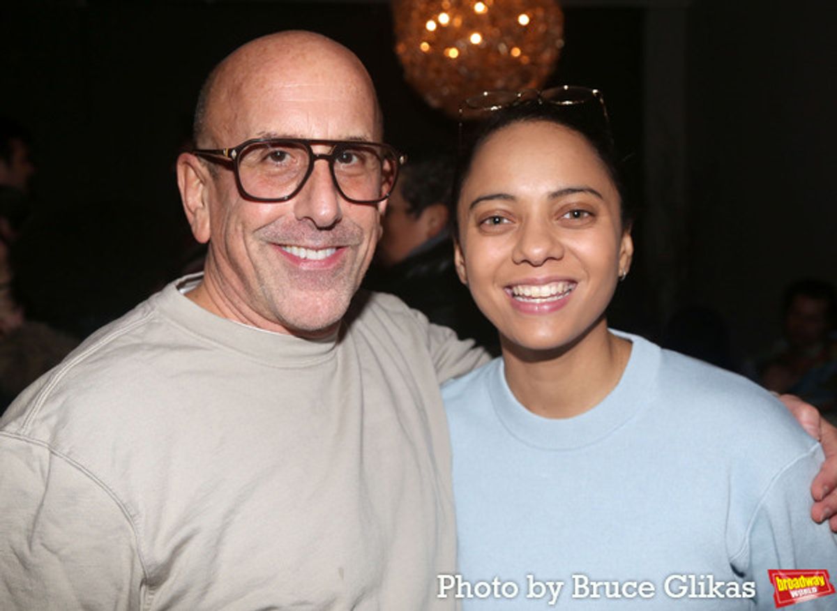 Director Scott Elliott and Aleyse Shannon at 